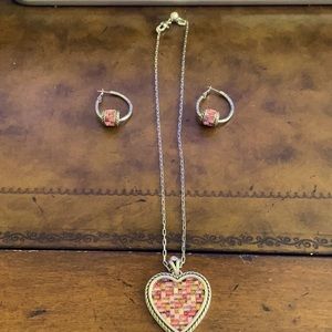 Brighton necklace and earrings